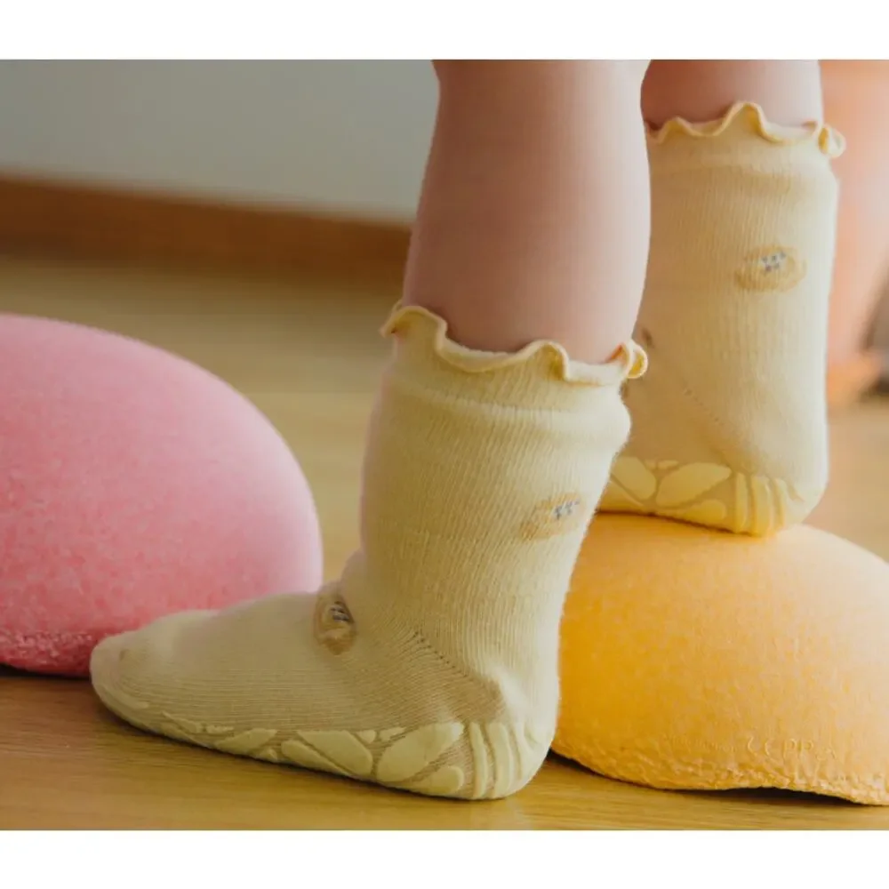 Little Yoga Socks - 3 Pairs of Stay-On Baby & Toddler Non-Slip Socks
